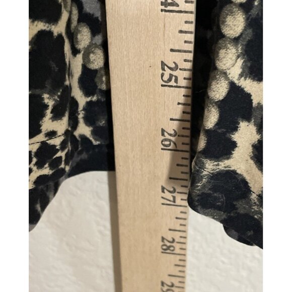 Nygard Womens 2X Leopard Animal Print Blouse Top 3/4 Sleeve‎ Preppy Career Mob - Picture 4 of 7